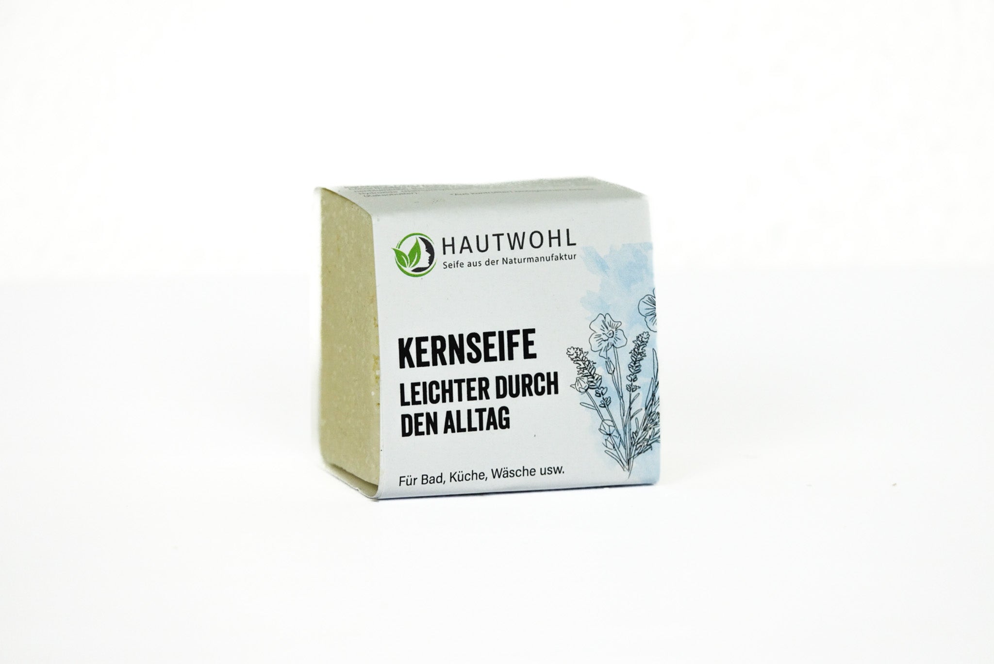 Reinigende Kernseife in 50g mit Banderole