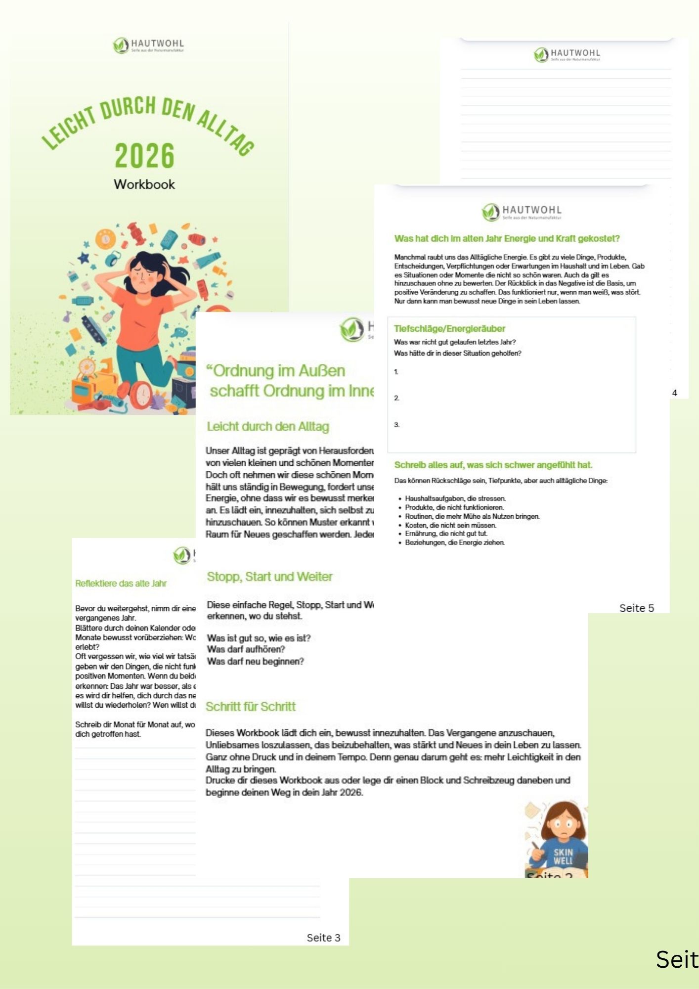 Jahresrückblick - Hol dir unser Workbook