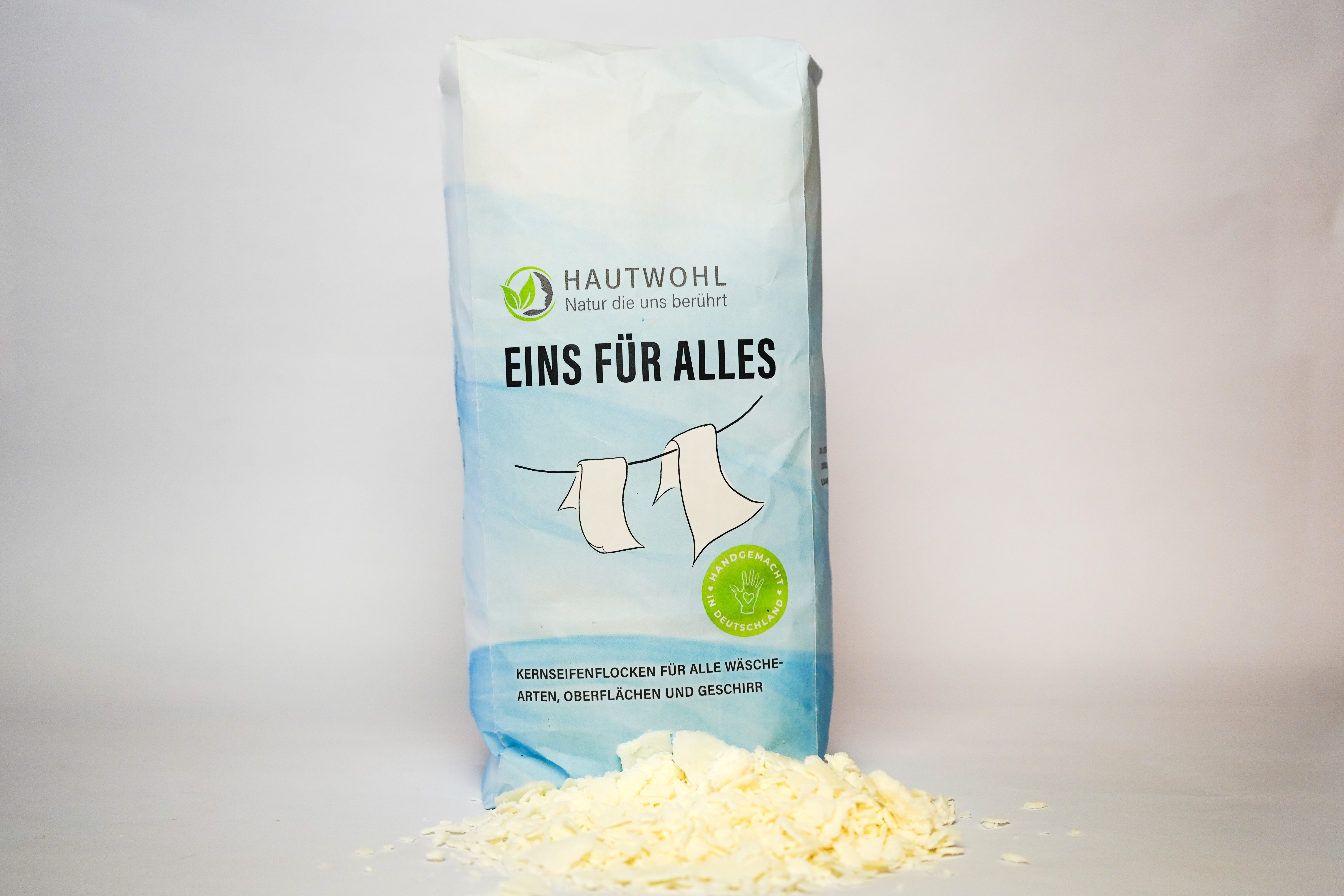 Kernseifenflocken, unsere Eins-fuer-alles-Lösung